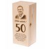 Darčekový box s gravírovaním na fľašu whiskey alebo rumu