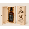 Darčekový box s gravírovaním na fľašu whiskey alebo rumu