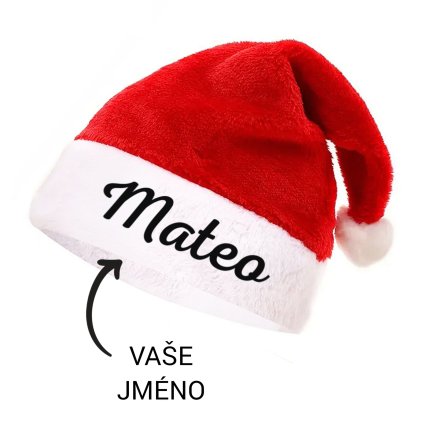 Vanocni cepice se jmenem