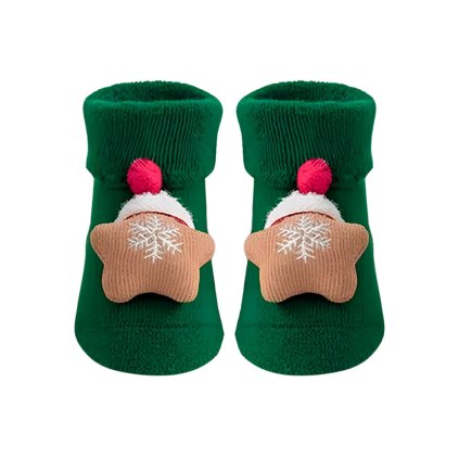 vanocni detske ponozky hvezda