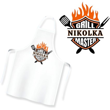 vtippna zastera grill master s vlastnim jmenem