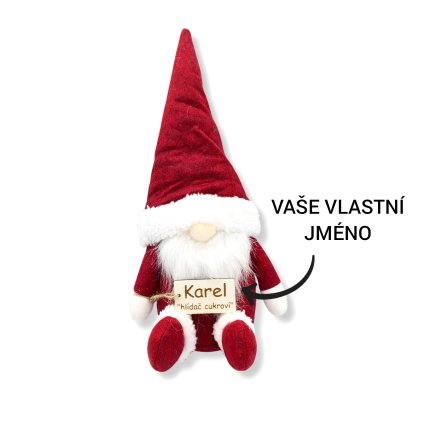 vanocni skritek s vlastnim jmenem