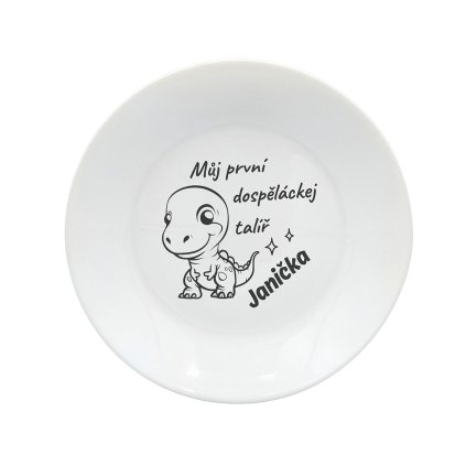 Detsky talir s vlastnim jmenem