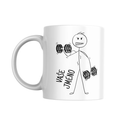 Fitness hrnek se jmenem