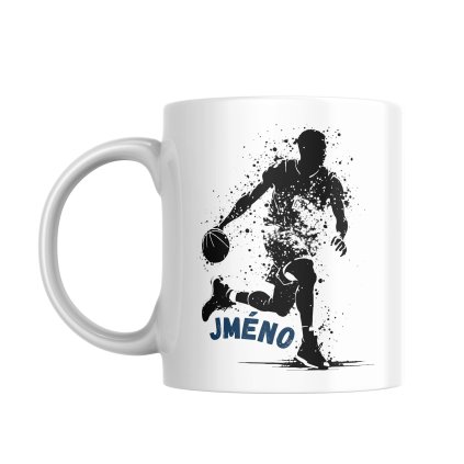 Basketbalovy hrnek se jmenem