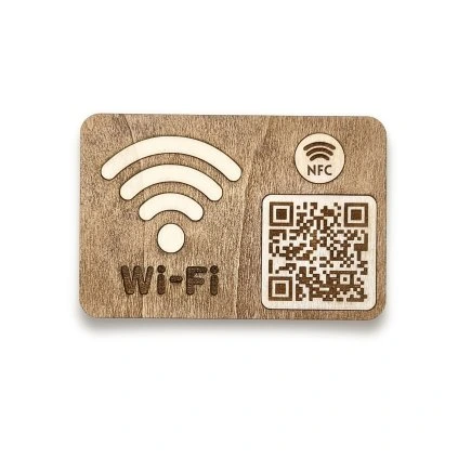 Graveno cedulka wifi qr nfc pripojeni
