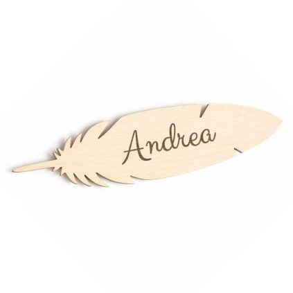 Svatebni jmenovky pirko se jmenem