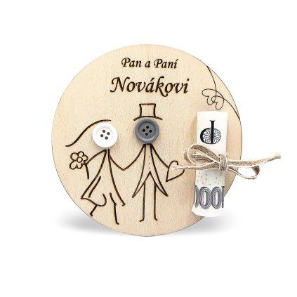 Svatebni prani na penize pro pary