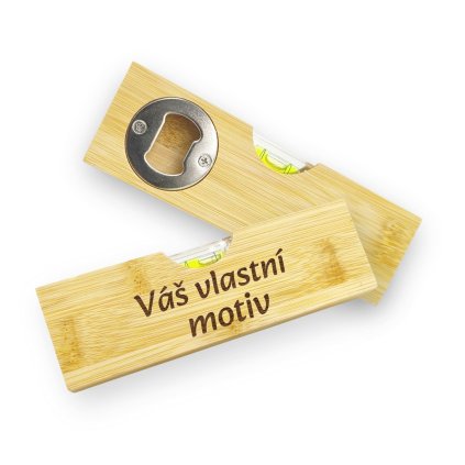 otvirak vodovaha s vlastnim textem