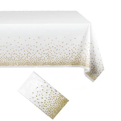 Bily ubrus jednorazovy