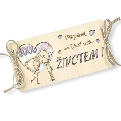svatebni prani na penize