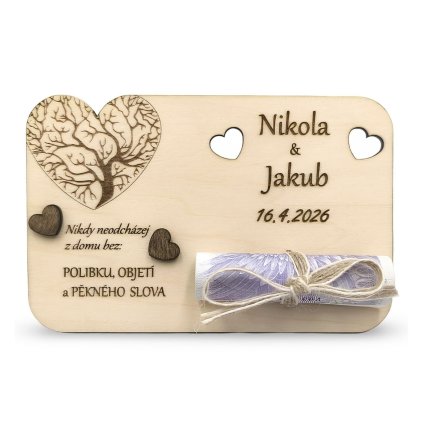 Svatebni prani personalizovane