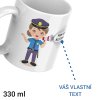 Hrnek policistka s vlastnim textem a jmenem 3