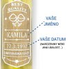bila lahev vina s drevenou vlasstni etiketou 2