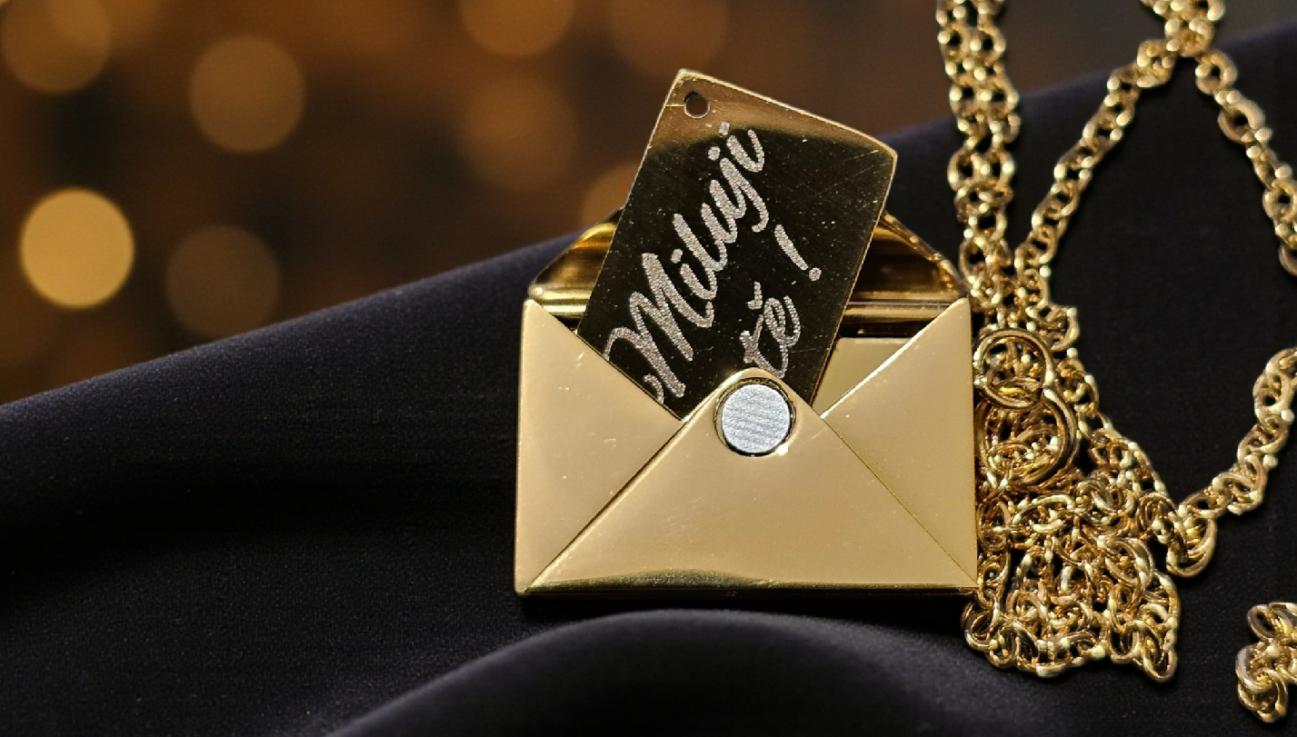 přívěsek obálka se vzkazem