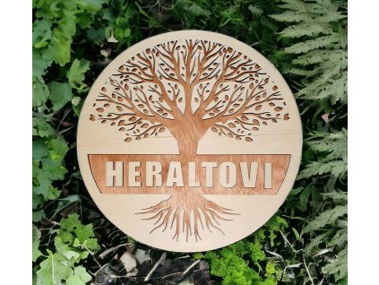 drevena jmenovka na dvere