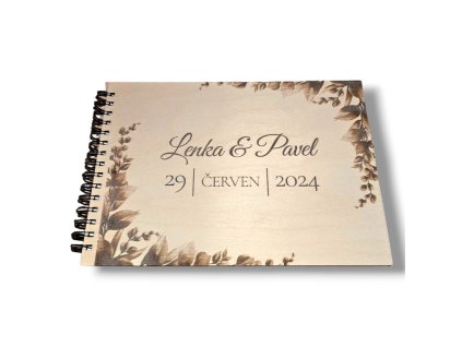 dřevěné fotoalbum na míru