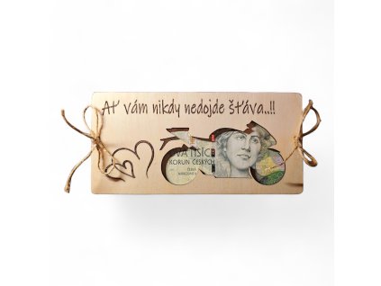 Obálka na peníze - jak darovat peníze motorkáři