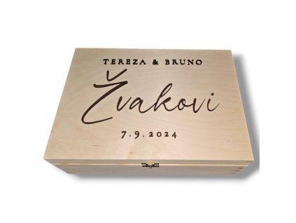 svatební truhla na přání