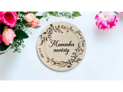 drevene svatebni podtacky