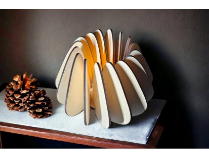 dreveny led svicen babovka policka