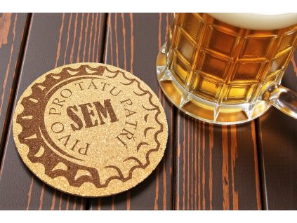 pivní podtácek pro tátu