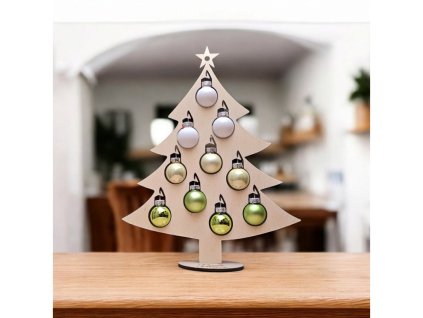 Dekorace vanocni stromek sklenene ozdoby