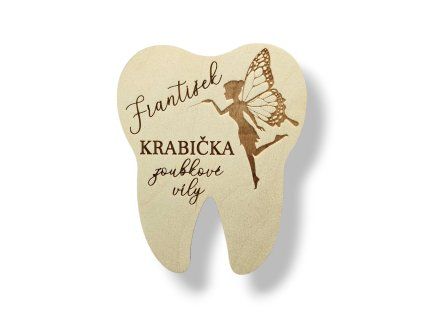 krabička na mléčné zuby se jménem