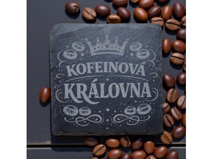 Břidlicový podtácek na kávu