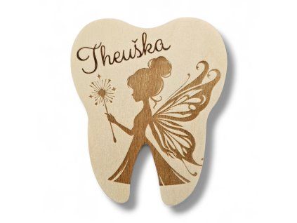 krabička na mléčné zuby se jménem česky