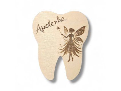 krabička na zoubky se jménem