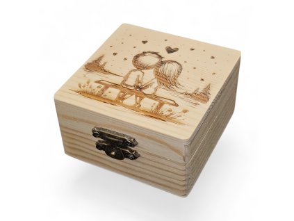 dřevěná dárková krabička