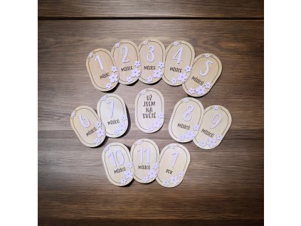 milníkové karty pro miminko