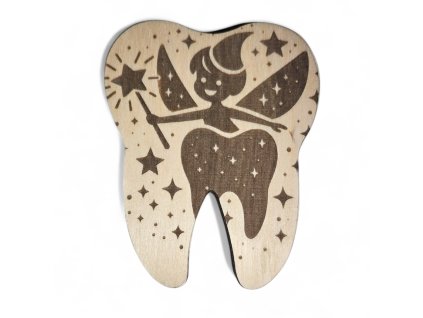 Dřevěná krabička na první zoubky