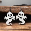 dřevěné náušnice Halloween