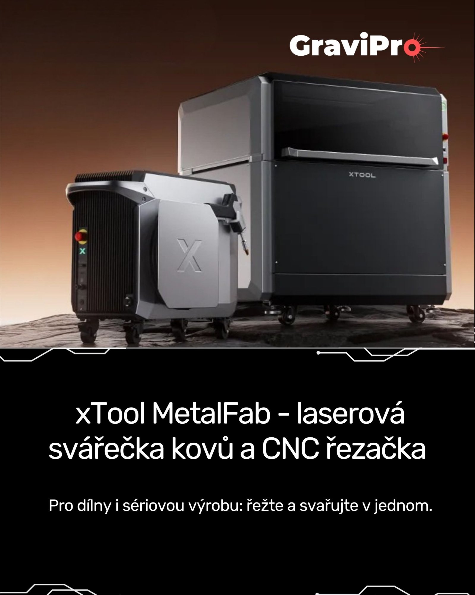 xTool MetalFab - laserová svářečka kovů a CNC řezačka (800W / 1200W): Jak funguje a pro koho je vhodná