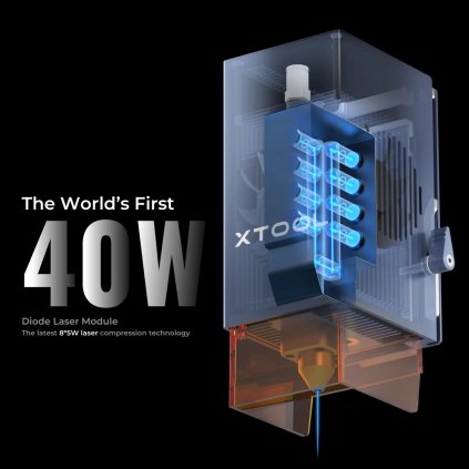 xTool D1 Pro 40W diodový laserový modul