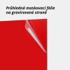 Červený laserový gravírovací dvoubarevný plastový list 1,3mm (5ks)