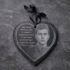 elegantna pamatna tabula srdce na cintorin