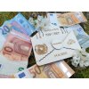Drevená obálka na peniaze - svadba