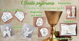 Blíži sa nám 1. sväté prijímanie 🙂 V ponuke máme mnoho zaujímavých pamiatok na tento výnimočný deň. #prvesvateprijimanie...