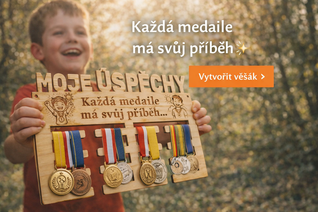 Věšák na medaile