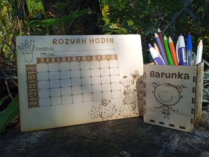 Rozvrh hodin - děti