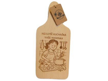 Prkýnko s gravírováním - Maminka