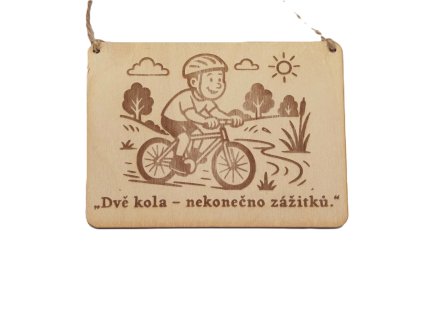 Cedulka pro cyklistku