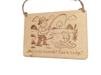 Cedulka pro rybářku