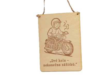 Cedulka pro motorkáře