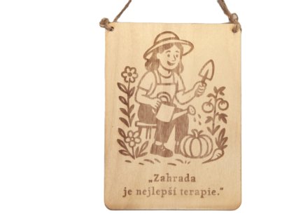 Cedulka pro zahradníka