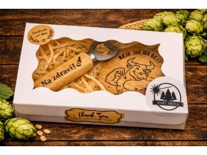 Otvírák+podtácek na pivo