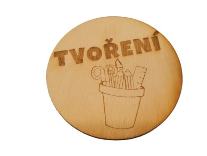 Cedulka na hračky-tvoření